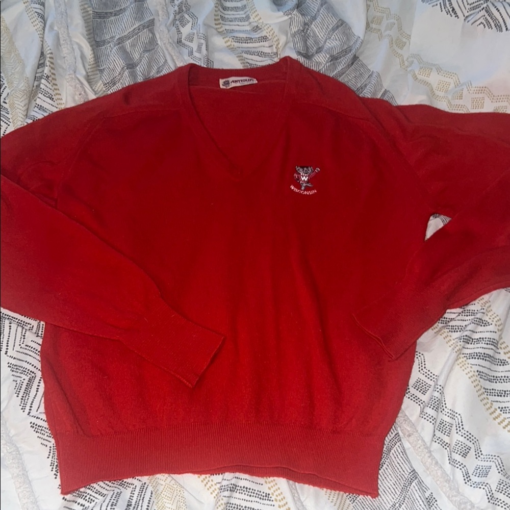 VTG Antigua of Scottsdale WI Badger sweater. XL.
